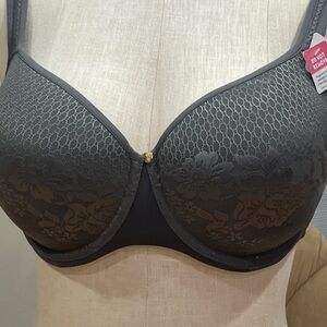 Elegant Grey Full-Coverage Abbie BRA